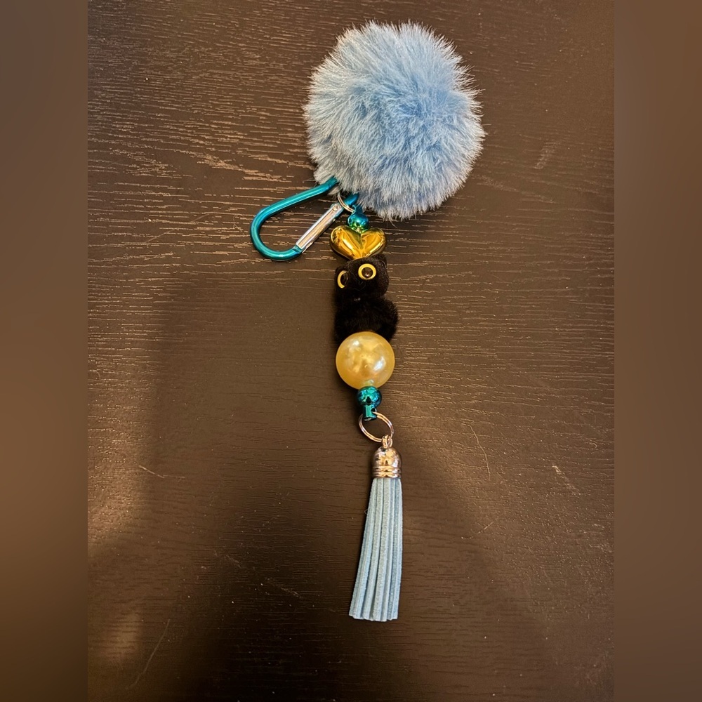 Bag charm keychain